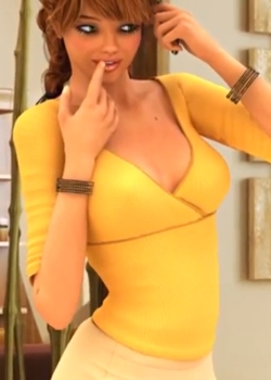 Demon and Satanic Bride fuck busty Redhead HARD 3D